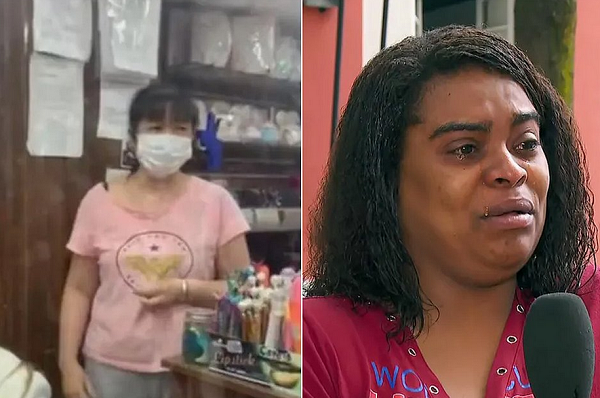 A vítima é uma jovem negra, de 28 anos, que trabalha como balconista (Foto: Reprodução)