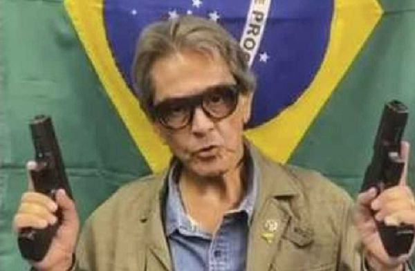 Canais neonazistas no Telegram não tardaram em coroar o evento como 'um exemplo' a ser seguido (Foto: Reprodução/Redes Sociais)