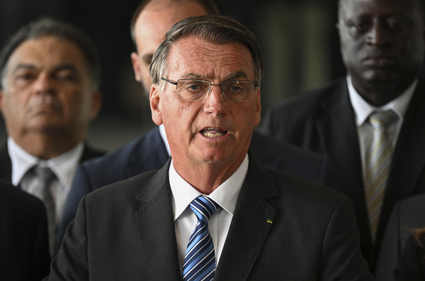 Bolsonaro tenta invalidar eleição (Foto: Evaristo Sa/AFP)