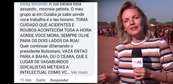 A jornalista Deisy Boroviec (Foto: Reprodução)