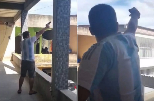 A operação apreendeu nove pistolas e quatro submetralhadoras (Foto: Reprodução)