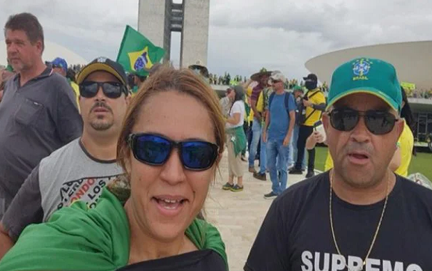 Ana Priscila Azevedo, uma das principais responsáveis pelos ataques de 8 de janeiro em Brasília (Foto: Reprodução/Metrópoles)