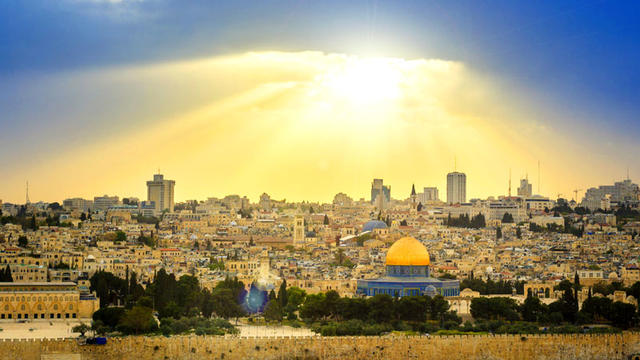 Jerusalém será o centro 'político' do mundo (Zacarias 8:3). Ilustração Google