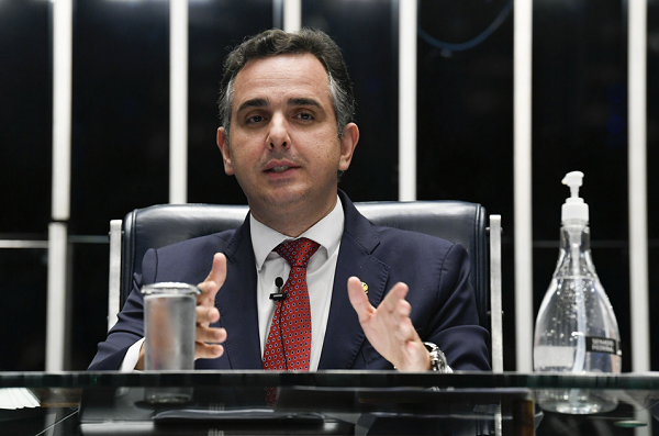 O presidente do Senado Federal, Rodrigo Pacheco (Foto: Jefferson Rudy/Agência Senado)