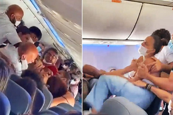 Ao total, 15 pessoas foram expulsas do avião por envolvimento no caso (Foto: Reprodução)