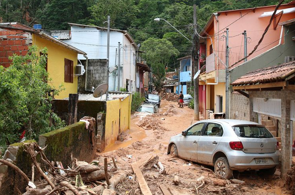 São Sebastião (SP), 22/02/2023, Deslizamentos na Barra do Sahy após tempestades no litoral norte de São Paulo (Foto: Rovena Rosa/Agência Brasil)