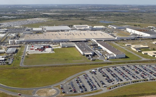 Planta industrial que será ocupada pela BYD em Camaçari: sindicalista calcula em 'no máximo' mil trabalhadores diretos na unidade (Foto: Reprodução)