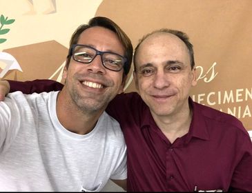Sobreviventes contam como está a vida após a Covid, na foto os professores Paulo Oliveira (e) e Fábio Hissa Vieira Hazin (d). Foto: Arquivo pessoal