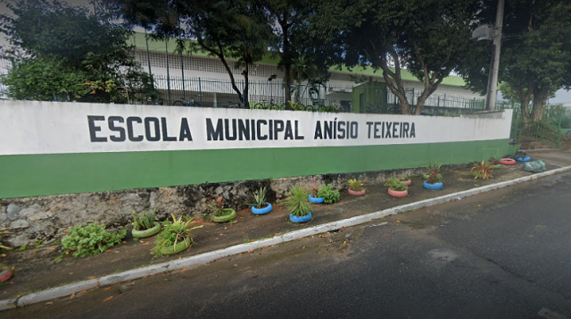 Escola Municipal Anísio Teixeira, localizada na Gleba E (Foto: Reprodução)