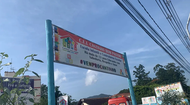 Ataque aconteceu no início da manhã na creche Bom Pastor (Foto: Reprodução)