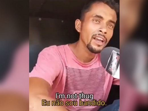 Houve um mal entendido, porque veículo era do amigo dele, e Julio pegou a moto sem avisar (Foto: Reprodução)