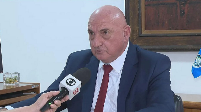 Primeiro ministro demitido pelo presidente Luiz Inácio Lula da Silva, o general da reserva Marco Edson Gonçalves Dias, o G. Dias (Foto: Reprodução/TV Globo)
