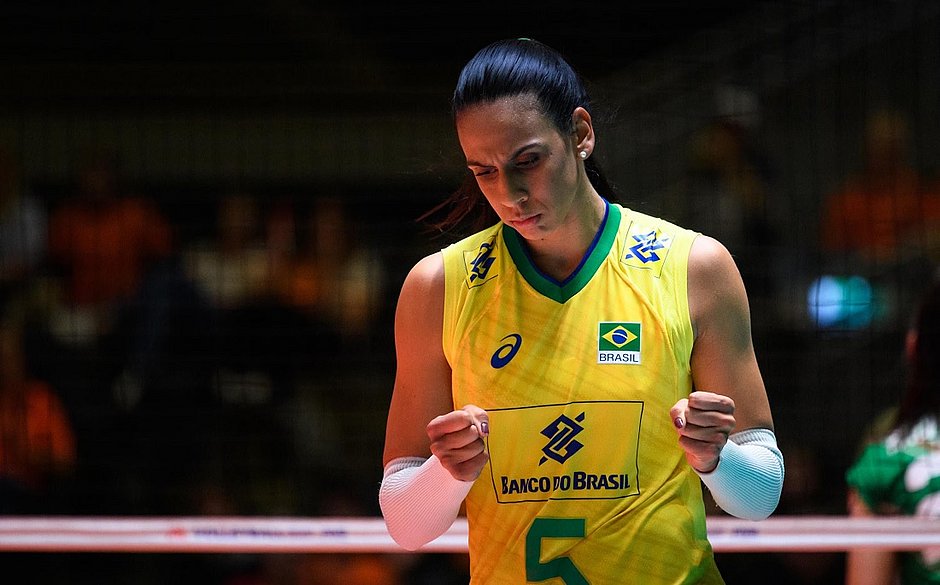 Paula Borgo se afastou das quadras em setembro para tratar câncer no estômago e morreu vítima da doença (FIVB/Divulgação)