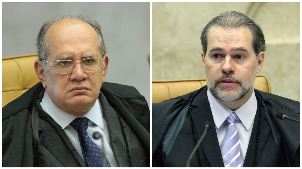 Dias Toffoli e Gilmar Mendes no STF Nelson Jr./SCO/STF