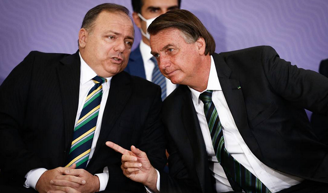 Ex-presidente Jair Bolsonaro na gestão da pandemia de covid-19 (Foto: Reprodução)
