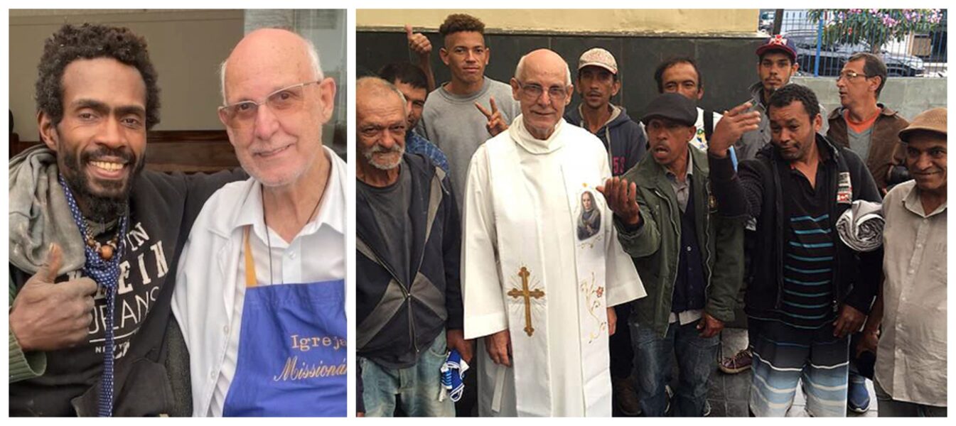 Na decisão, o ministro Alexandre de Moraes cita o trabalho do padre Júlio Lancelotti no combate à rejeição e aversão a pessoas pobres. Fotos: Reprodução Twiiter