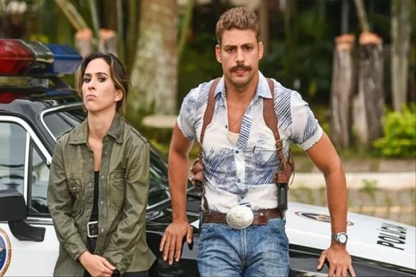 Tatá Werneck e Cauã Reymond em cena de 'Uma Quase Dupla'. Crédito: Divulgação