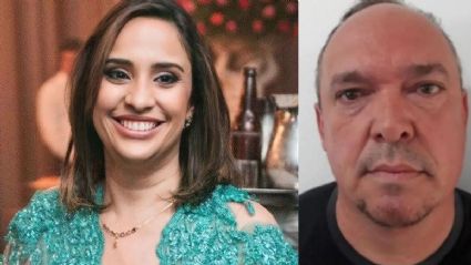 Cristiane Tirloni, a vítima, e o ex-PM Almir Reis, acusado de matá-la. .Redes sociais - Reprodução