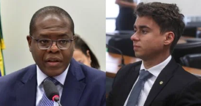 Silvio Almeida e Nikolas Ferreira (Foto: Agência Câmara)