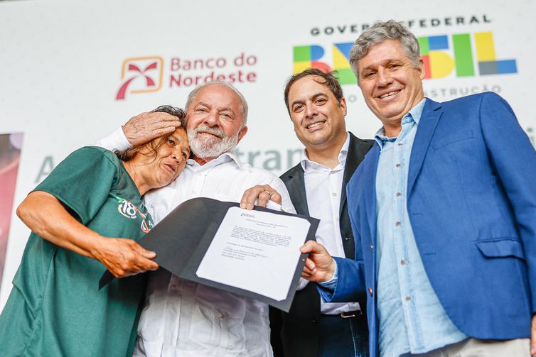 Presidente Lula durante cerimônia de 25 anos de criação do Programa Crediamigo em Fortaleza - Ricardo Stuckert - PR