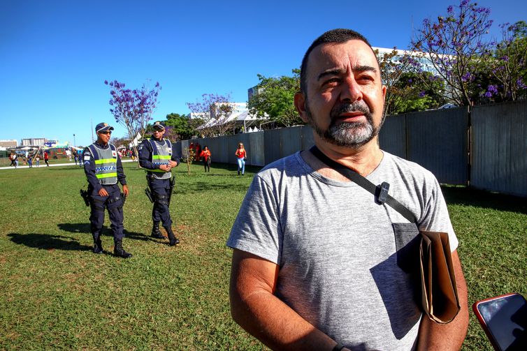 Educador de Trânsito José Maria participa do desfile Cívico-Militar de 7 de Setembro, em Brasília Foto Antonio Cruz - Agência Brasil