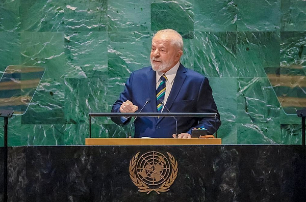 Presidente Lula na Assembleia Geral da ONU (Foto: Ricardo Stuckert)