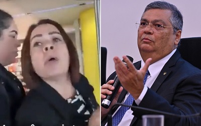 Dino reagiu com ironia a xingamentos contra brasileira em Portugal; vídeo do momento do ataque à baixo - Reprodução