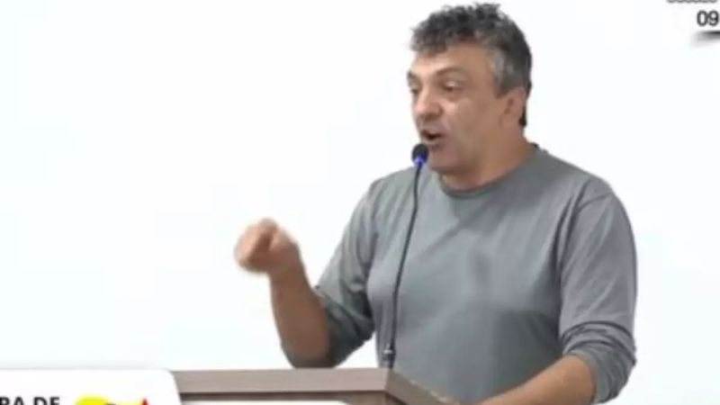 Declaração foi feita no dia 9 de outubro em uma sessão da câmara de vereadores. Mota ainda criticou as pessoas que colocam comida na rua - Reprodução