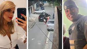 Soldado Thiago Cesar de Lima deu cinco socos em Erika Satelis Ferreira de Lima e depois atirou três vezes nela, no domingo (3), em Perus, Zona Norte de São PauloSoldado Thiago Cesar de Lima deu cinco socos em Erika Satelis Ferreira de Lima e depois atirou três vezes nela, no domingo (3), em Perus, Zona Norte de São Paulo