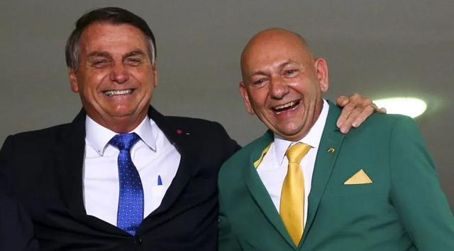 O ex-presidente Jair Bolsonaro e o empresário Luciano Hang (Foto: Agência Brasil)