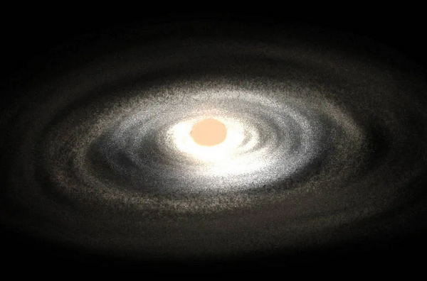 Esse tipo de estrela não havia sido detectada até o momento (Foto: Universidade de Hertfordshire/AFP)