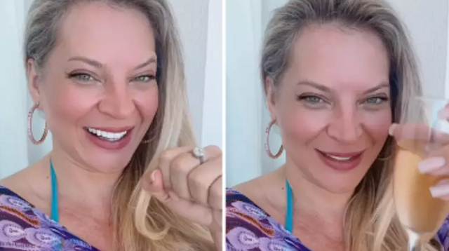Joice Hasselmann comemorou investigação com um brinde nas redes sociais (Foto: Reprodução)