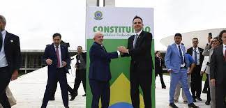 'Ato Democracia Inabalada' - Congresso Nacional sedia cerimônia para relembrar um ano das invasões às sedes dos três Poderes da República, em Brasília. (Foto: Roque de Sá)