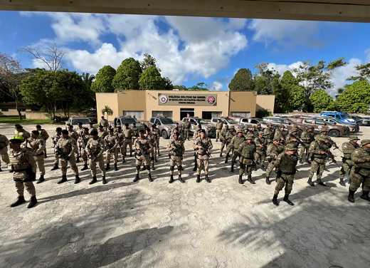 A operação contou com a participação das Polícias Militares dos 26 estados brasileiros e do Distrito Federal (Foto: DC/PM)