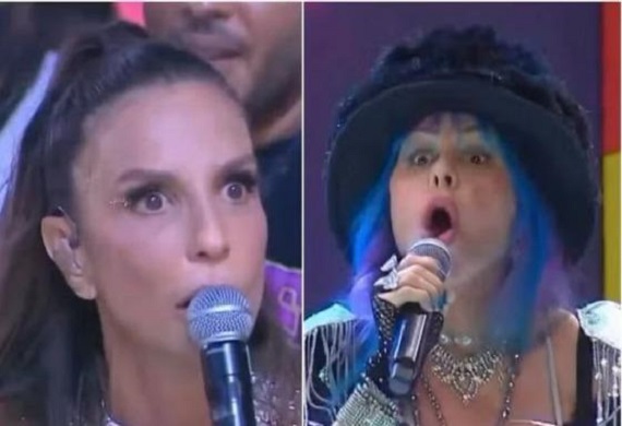 ‘...e aqui um abraço para Ivete: filha, na lei 'do Universo', quem maceta por último maceta melhor; então vem pro Bloco de cá que ainda dá tempo!’. Foto: Reprodução Web