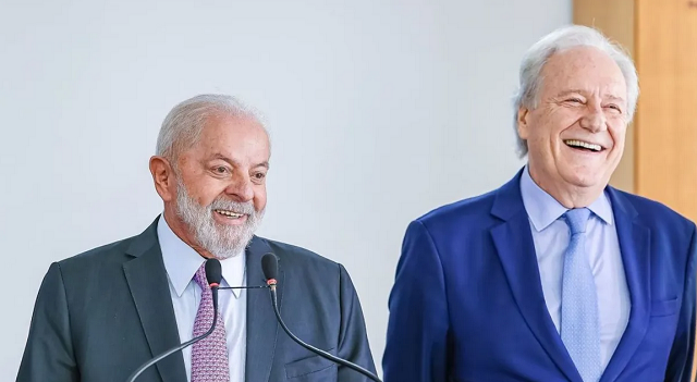 O ex-ministro do STF foi confirmado no cargo pelo presidente Lula em 11 de janeiro (Foto: Ricardo Stuckert/PR)