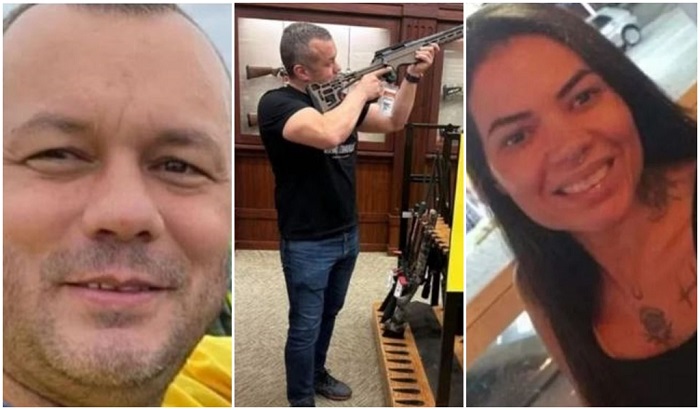 Na foto, Hélio Leonardo Neto e sua vítima, Mônica Matias de Paula, de 33 anos. Créditos: Redes sociais