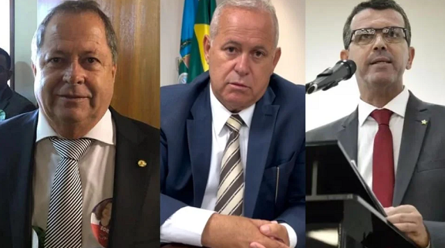Chiquinho, Domingos Brazão e Rivaldo Barbosa (Foto: Alerj/Rede X)