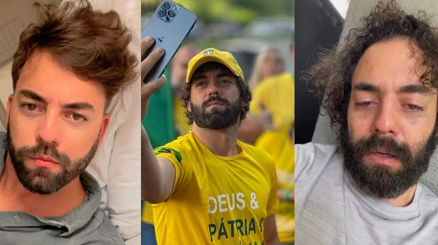 Esdras dos Santos e a transformação no Instagram após a adesão ao golpismo de Bolsonaro (Foto: Instagram/@esdrasdosantos)