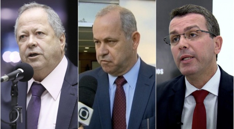 Chiquinho Brazão e Domingos Brazão, respectivamente, e Rivaldo Barbosa, ex-diretor da Polícia Civil do Rio de Janeiro.