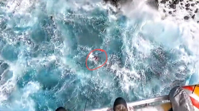 Turista tcheco morre após cair no mar nas Ilhas Canárias (Foto: Twitter/Reprodução)