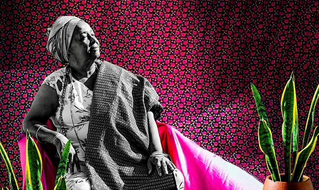 Mãe Bernadete foi morta dentro de casa em agosto do ano passado (Foto: Arte sobre foto de Walisson Braga/Conaq)