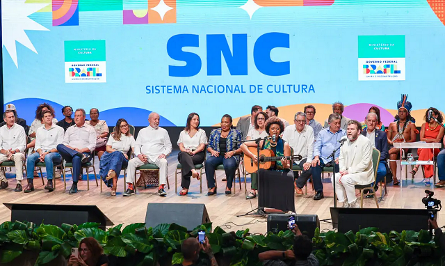 Projeto de lei que institui marco regulatório do Sistema Nacional de Cultura (SNC) (Foto: Ricardo Stuckert/PR)