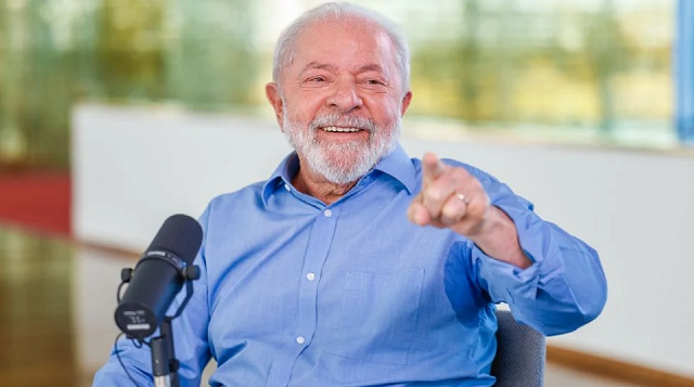 Lula no Palácio da Alvorada (Foto: Ricardo Stuckert)
