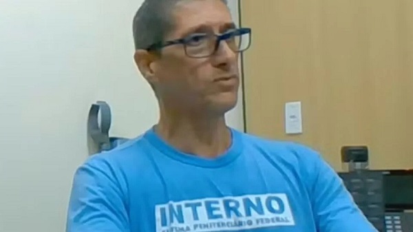 Ronnie Lessa, que matou Marielle Franco, em delação à Polícia Federal. Créditos: Reprodução/TV Globo
