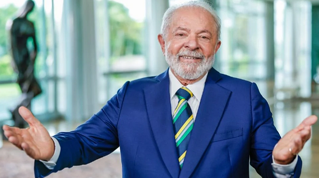 Presidente Lula no Planalto (Foto: Ricardo Stuckert/PR)