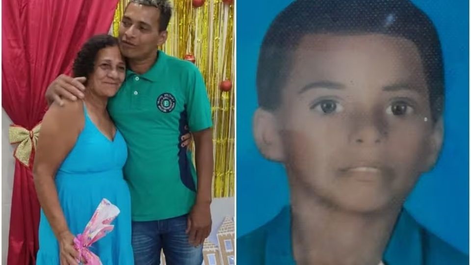 Josenildo adulto com a mãe e quando era criança. Créditos: Arquivo Pessoa