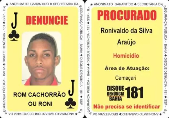 'Ron Cachorrão' era apontado como líder do tráfico de drogas em Camaçari (Foto: Divulgação)