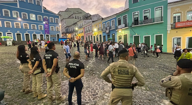 Polícia Civil e Polícia Militar na Bahia (Foto: Reprodução)