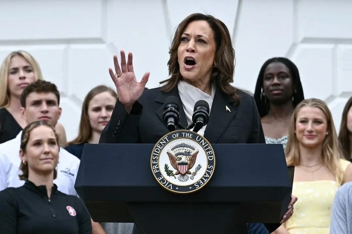 Kamala pode ser candidata a presidente dos Estados Unidos - Foto: Brendan Smialowski - AFP Kamala pode ser candidata a presidente dos Estados Unidos - Foto: Brendan Smialowski - AFP